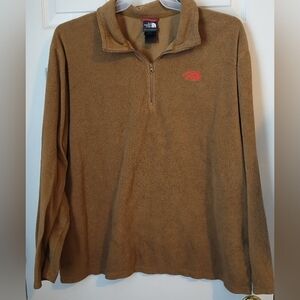 The North Face Fleece Men's Brown Quarter Zip Pullover